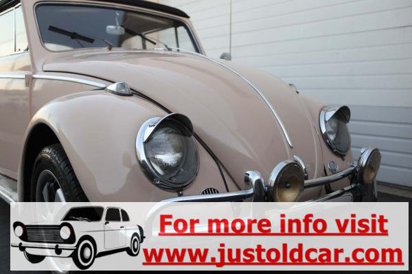 1964 Volkswagen Beetle Classic Convertible 1200 cc