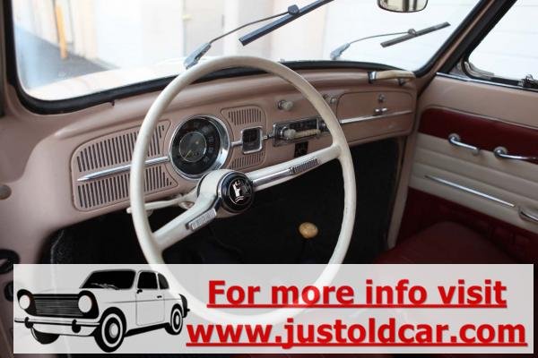 1964 Volkswagen Beetle Classic Convertible 1200 cc