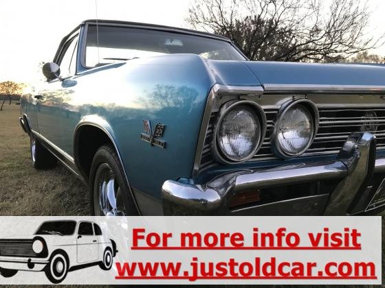 1967 Chevrolet El Camino 396Ci V8 Turbo Automatic