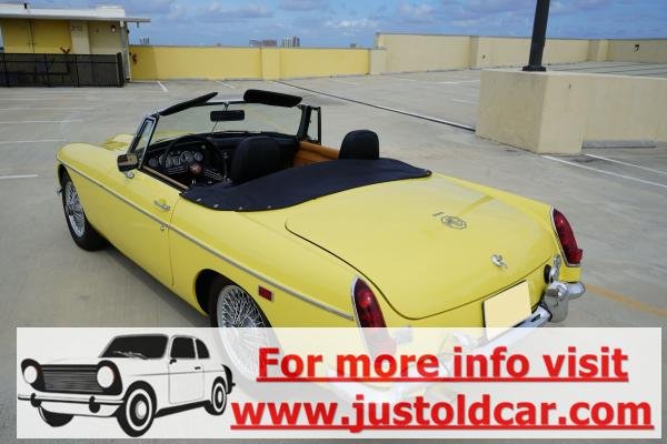 1969 MG MGC 1.8 Liter I4 145Hp Convertible