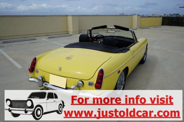 1969 MG MGC 1.8 Liter I4 145Hp Convertible