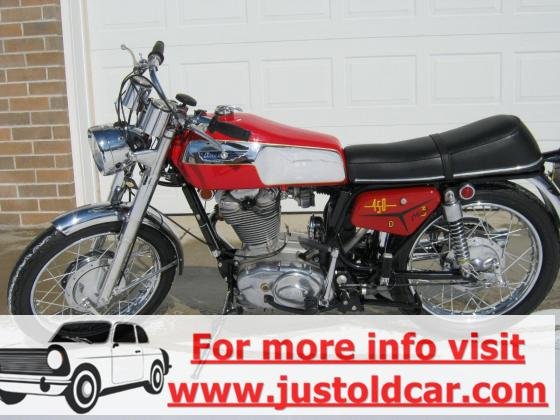 1971 Ducati 450 Mark 3 D Red