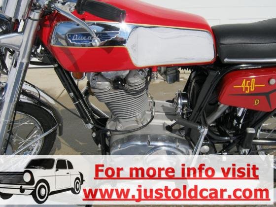 1971 Ducati 450 Mark 3 D Red