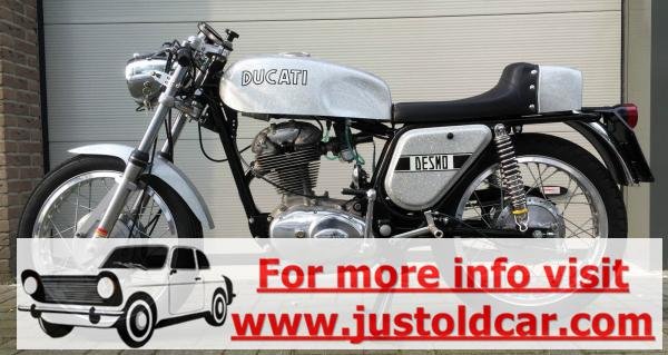 1971 Ducati Bevel 350 Desmo Silver Shotgun Rare