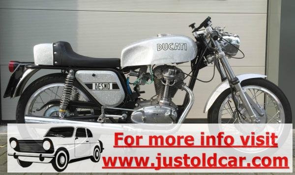 1971 Ducati Bevel 350 Desmo Silver Shotgun Rare