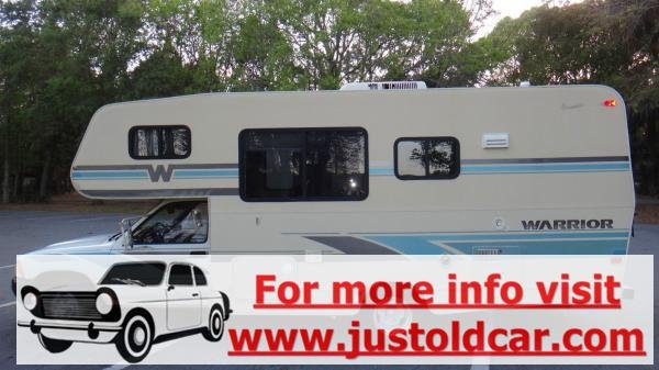 1992 Toyota Winnebago Warrior Rv Automatic V6 Original