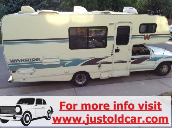 1993 Toyota Winnebago Warrior Rv Very Clean 21FT