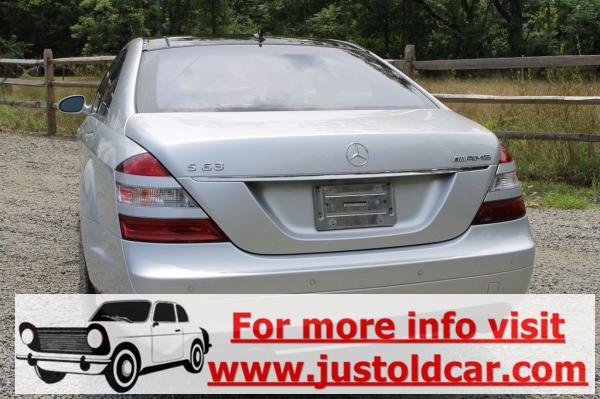 2009 Mercedes Benz S63 AMG 6.2L V8 32V