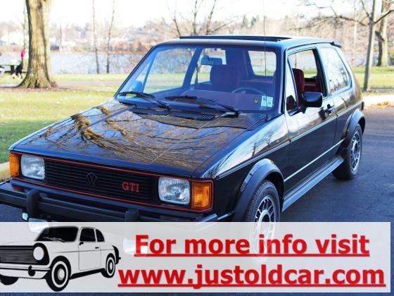 1984 Volkswagen Rabbit GTI