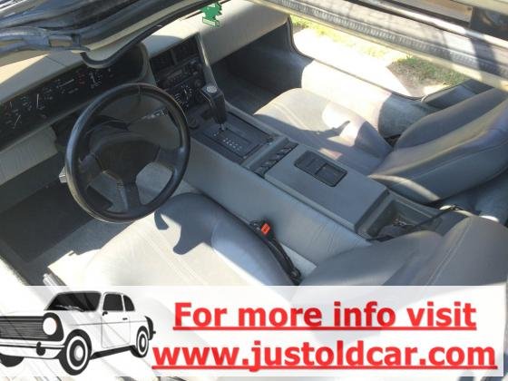 1981 DeLorean DMC 12 Base 2-Door 2.9L