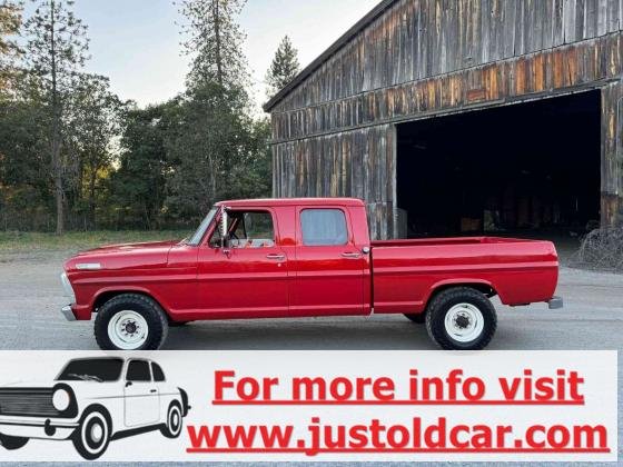 1967 Ford F250 Manual Crew Cab Pickup