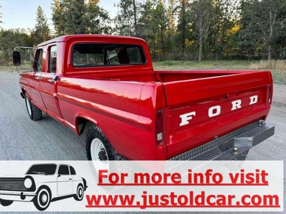 1967 Ford F250 Manual Crew Cab Pickup