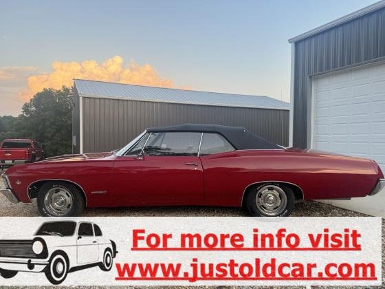 1967 Chevrolet Impala Super Sport Convertible Matching Numbers