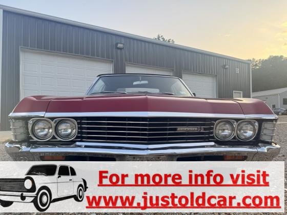 1967 Chevrolet Impala Super Sport Convertible Matching Numbers