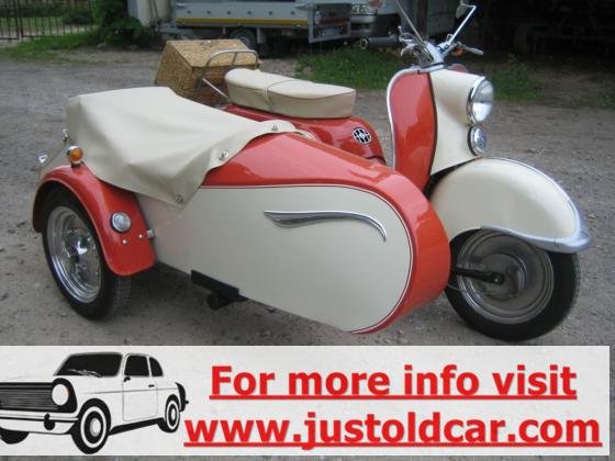 1957 Zündapp Bella Scooter & Sidecar