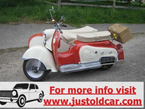 1957 Zündapp Bella Scooter & Sidecar