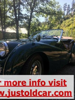 1962 Triumph TR3 Manual Convertible