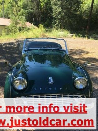 1962 Triumph TR3 Manual Convertible