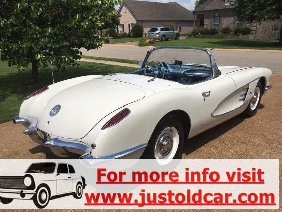 1960 Chevrolet Corvette Original Convertible