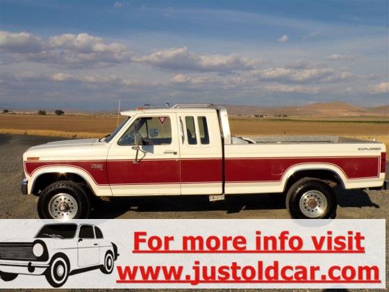 1985 Ford F-250 Explorer 4X4