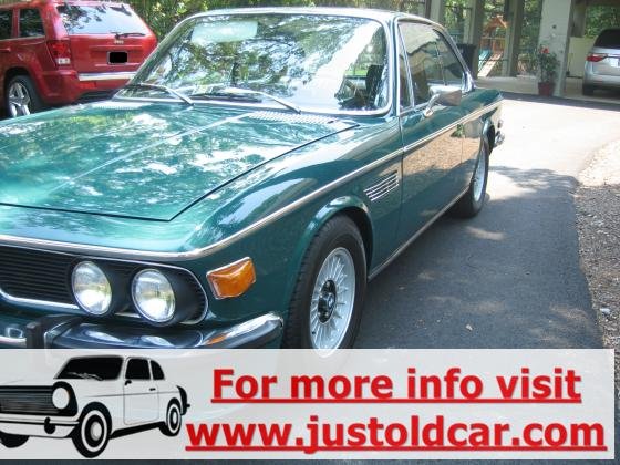 1970 BMW 2800 CS E9 6-cyl 5-Spd Manual