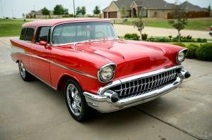 1957 Chevrolet Nomad Bel Air Stunning GM Flame Wagon 406