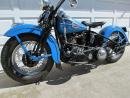 1946 Harley-Davidson FL Knucklehead Vintage Blue