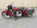 1948 Indian Chief Roadmaster V-twin 74 cid Flat Head Red