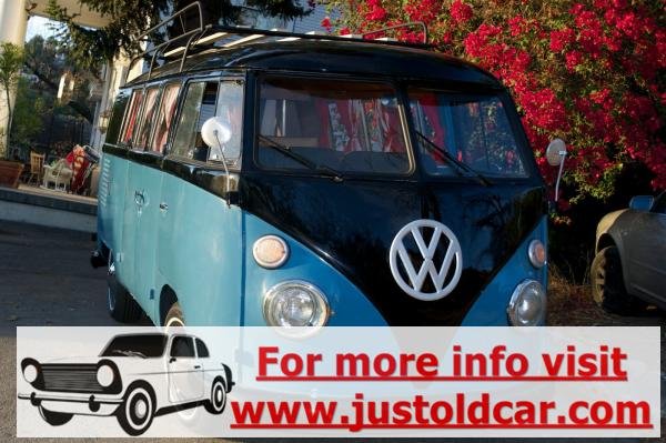 1963 Volkswagen Bus Vanagon Camper Retro 1600cc