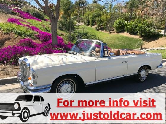 1969 Mercedes-Benz 200-Series 280SE W111 Roadster Custom