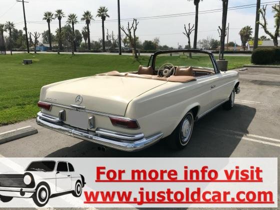 1969 Mercedes-Benz 200-Series 280SE W111 Roadster Custom