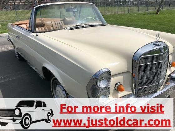 1969 Mercedes-Benz 200-Series 280SE W111 Roadster Custom