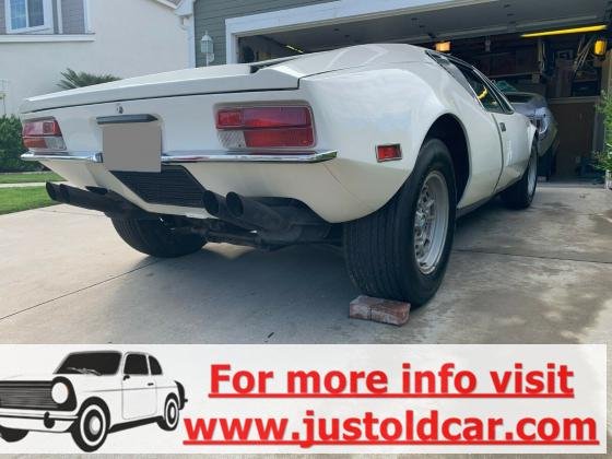 1972 De Tomaso Pantera 5 Speed 351 Manual