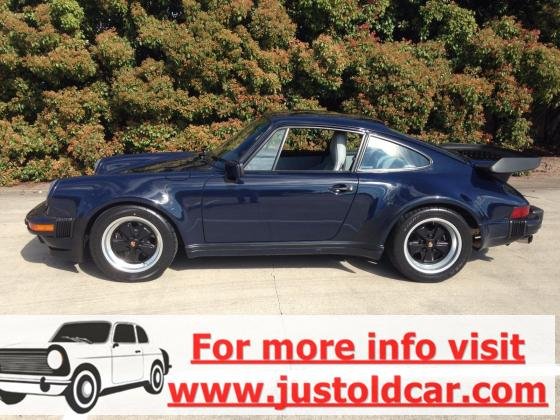 1988 Porsche 930 Turbo Phenomenal Manual 3.3L