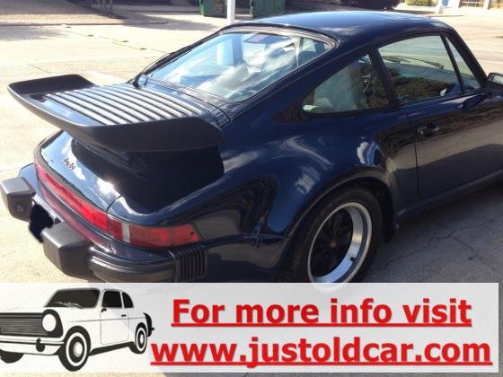 1988 Porsche 930 Turbo Phenomenal Manual 3.3L