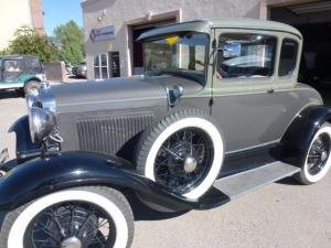 1930 Ford Model A Coupe Manual Green